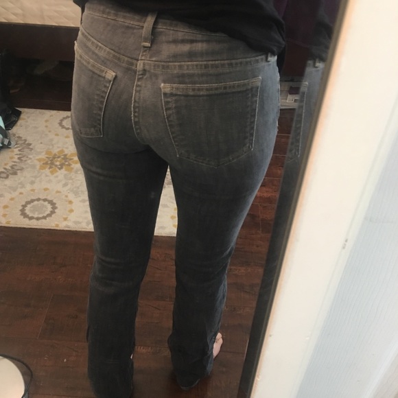 Gap Jeans Straight Leg Stretch Darker Gray Size 2R - Picture 2 of 8